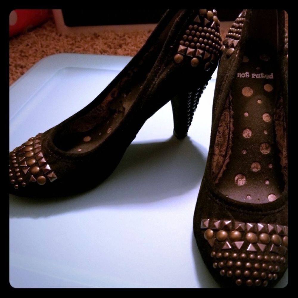 Not Rated studded heels